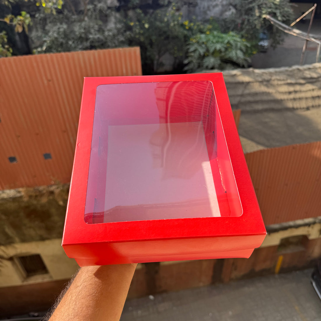 Top Bottom Red Hamper Box - Valentine Edit