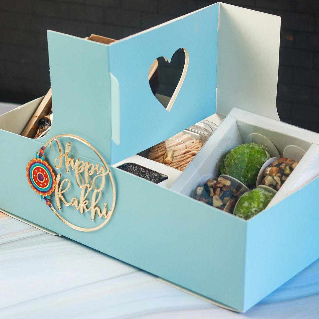 Heart Handle Hamper Box Shop The Look Rakhi