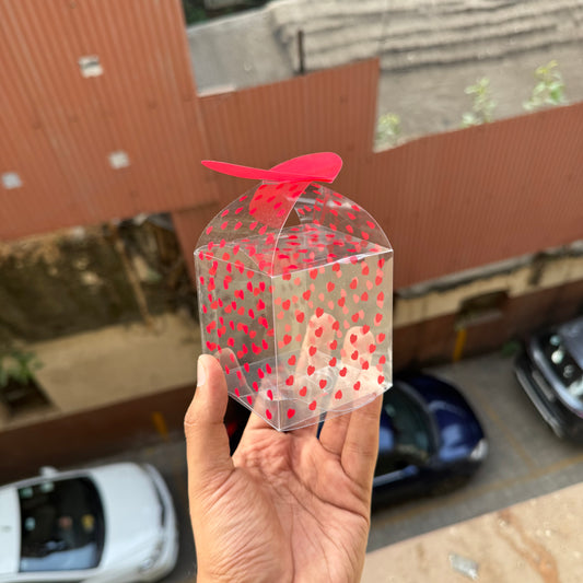 Heart Transparent Box (10 pc)