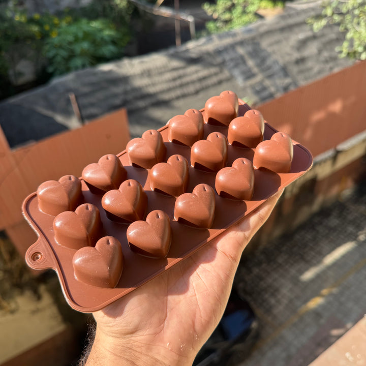 15 Heart Silicon Mould