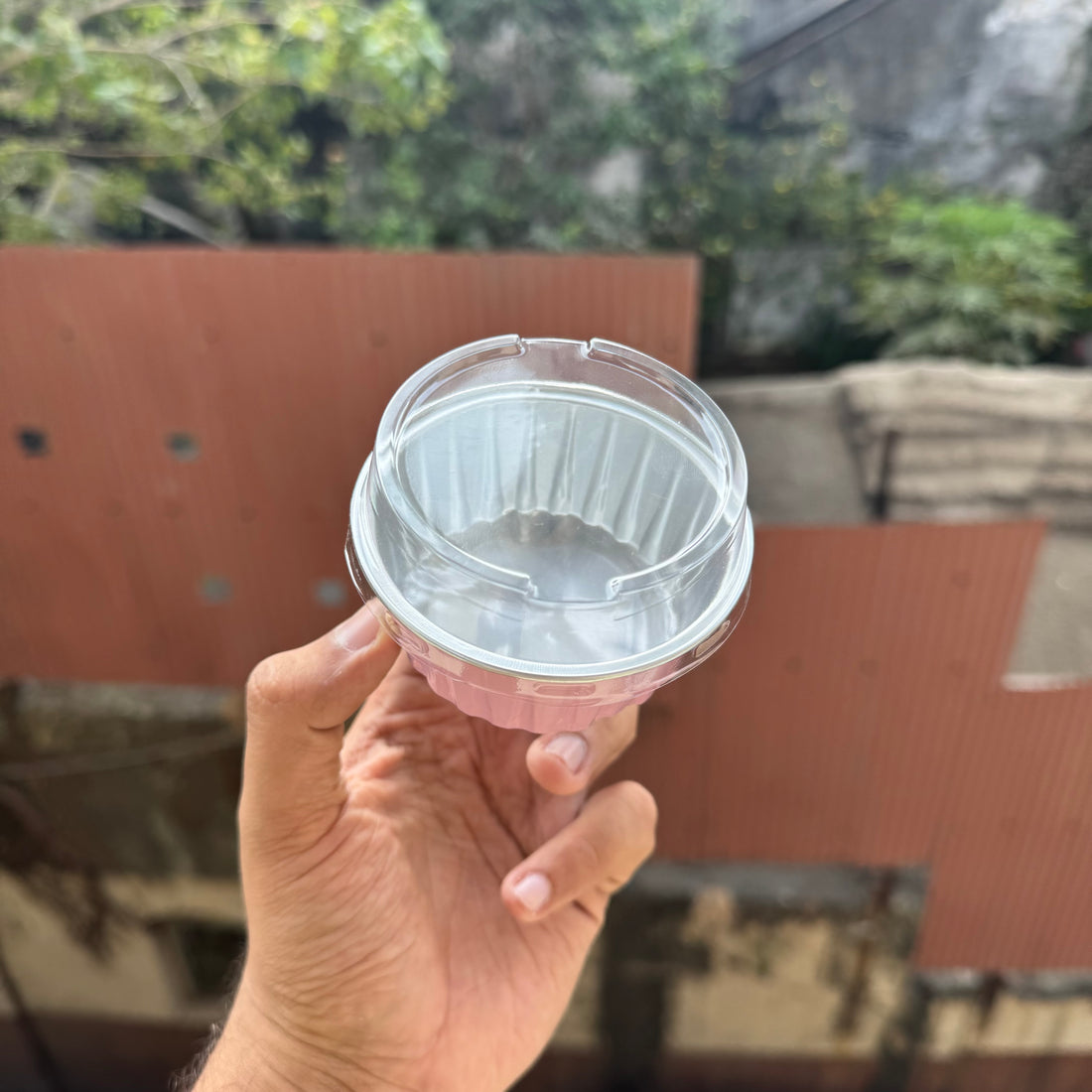 Round Foil Container With Lid (10pc)