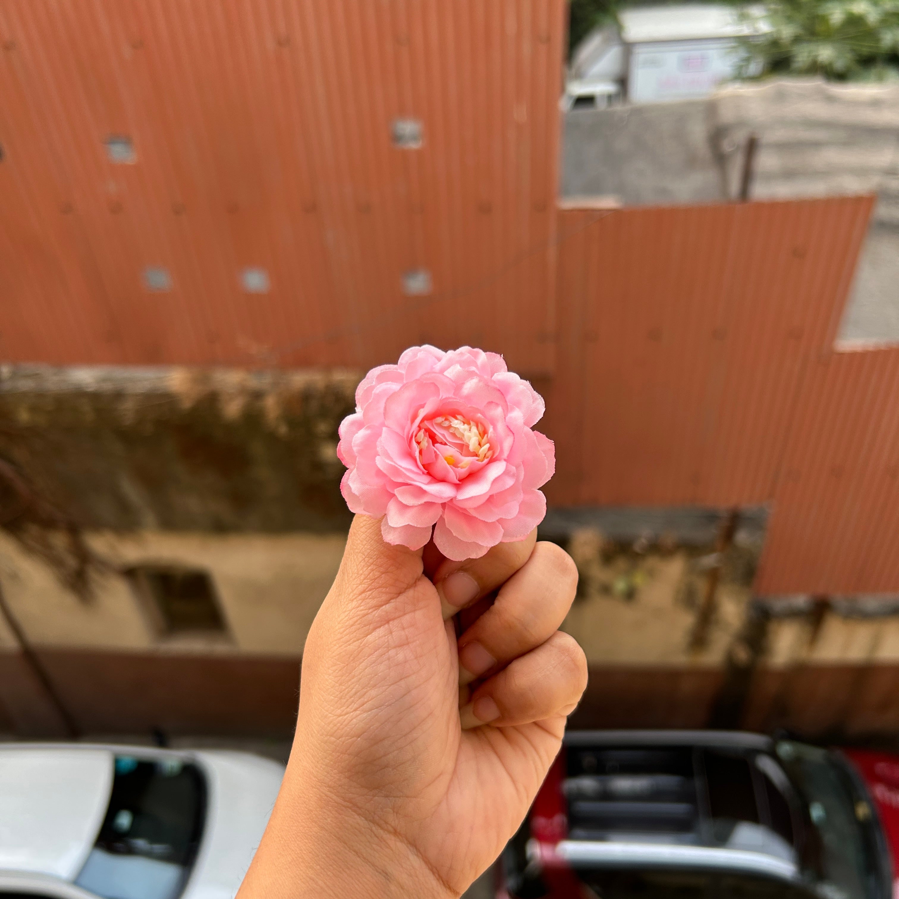 Layered Peony Artificial Flower (5pc)