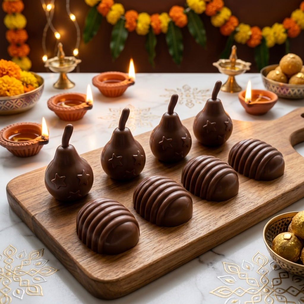 Diwali ~ Sutli Bomb Silicon Mould 8in1 (1pc)