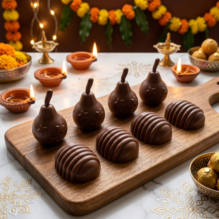 Diwali ~ Sutli Bomb Silicon Mould 8in1 (1pc)