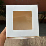 White Window Cake Box