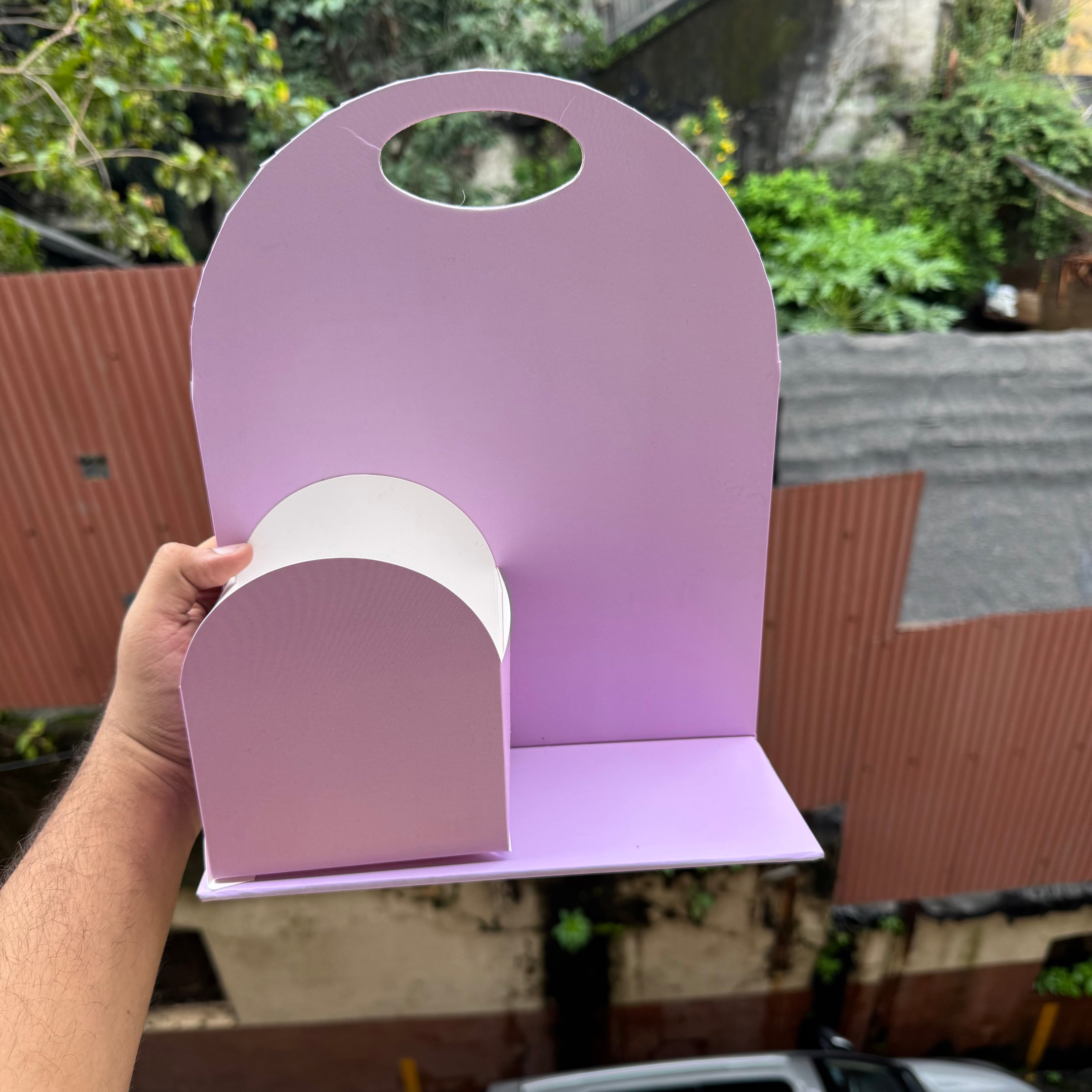 Collapsible Arch Stand Lilac