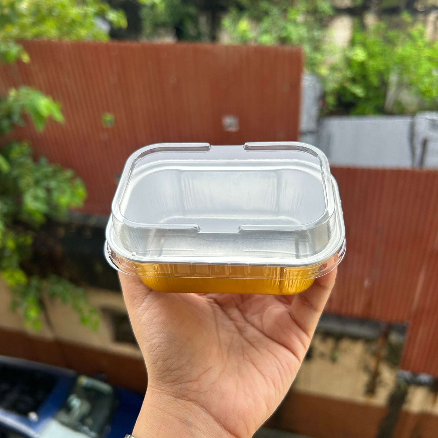 Foil Container Rectangle 3pcs Pack