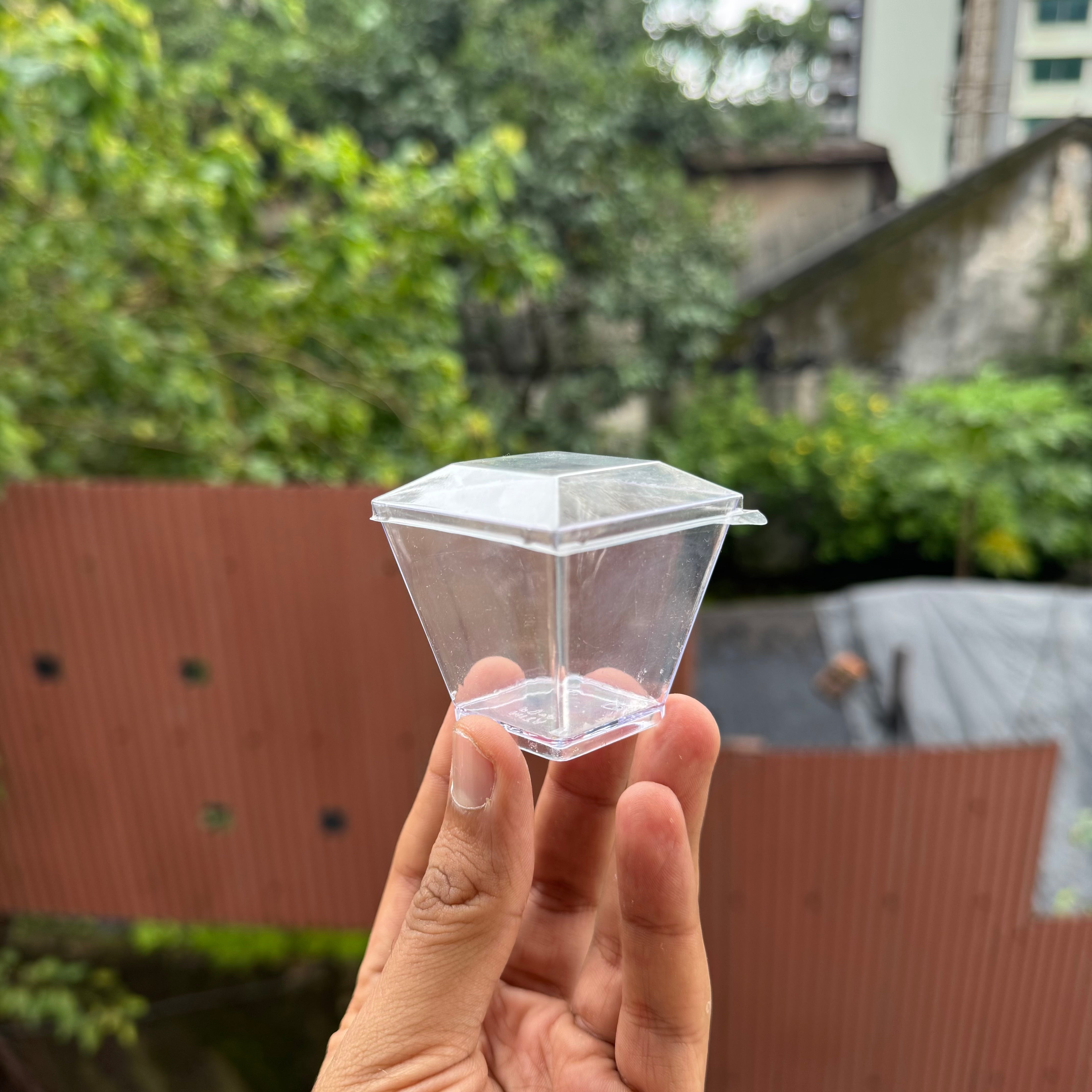 Mousse Cup With Lid 10pcs [PS-4]