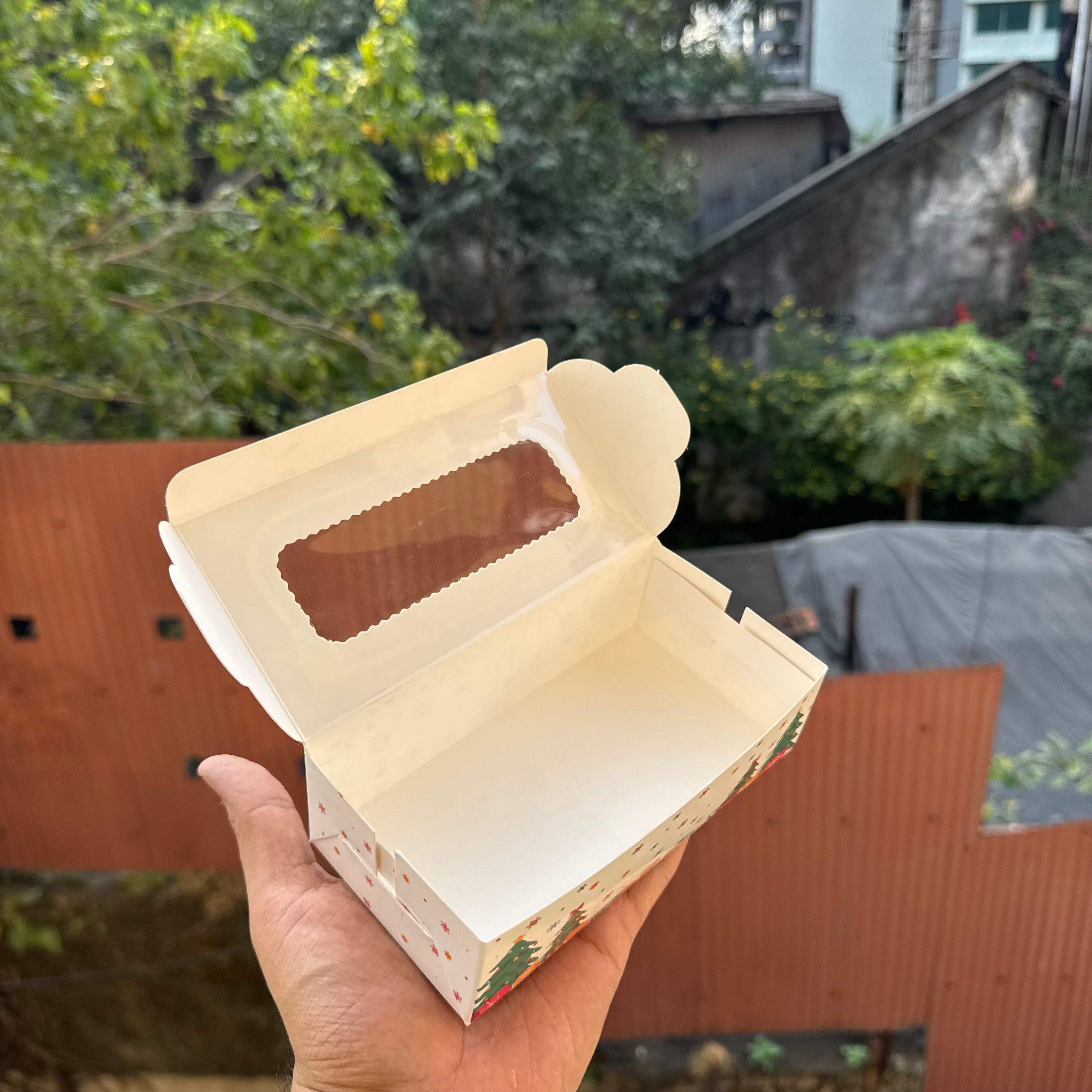 Christmas 2 Brownie Box (10 pc) | White