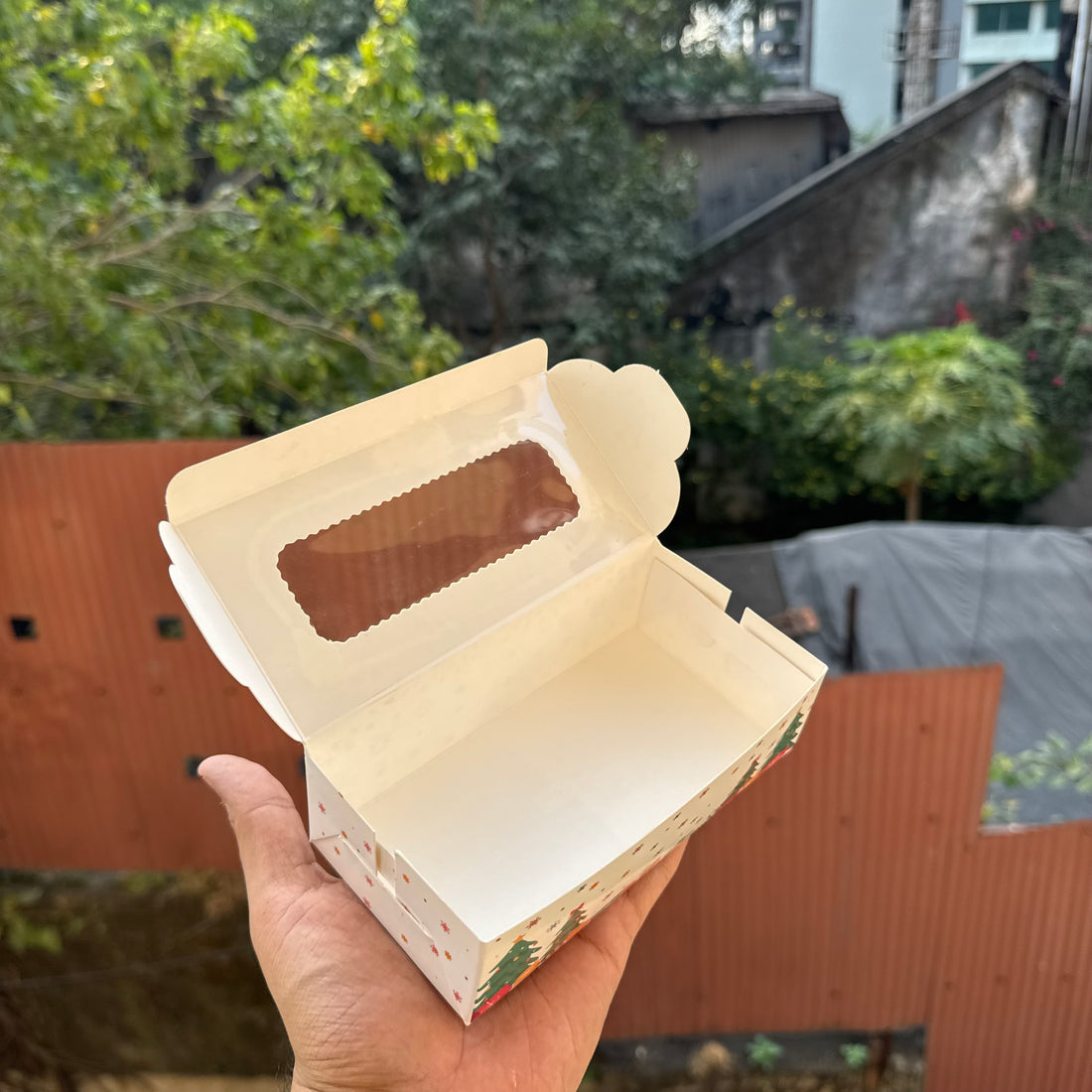 Christmas 2 Brownie Box (10 pc) | White