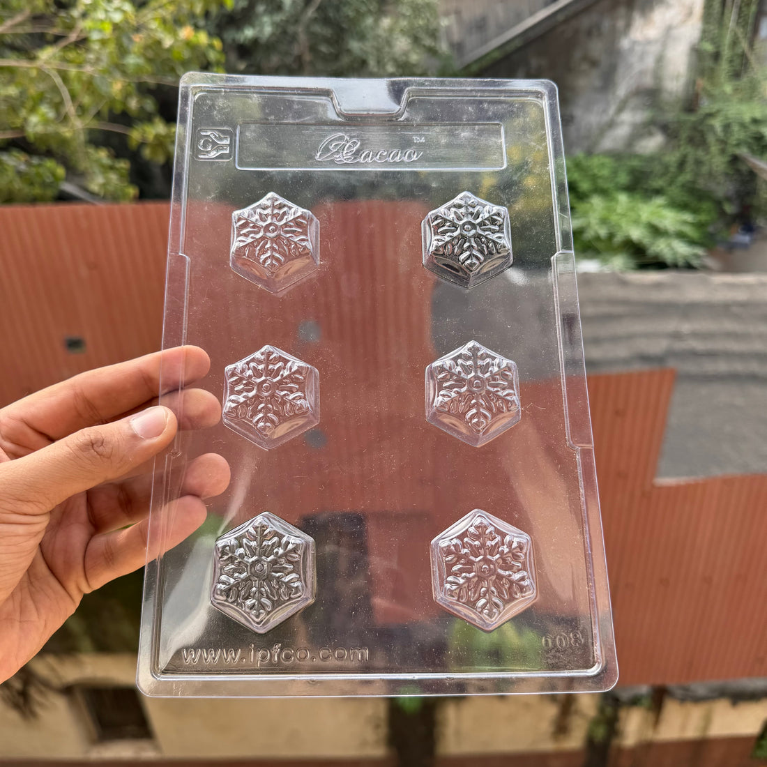 Xmas Snowflake Pvc Cacao Chocolate Mould