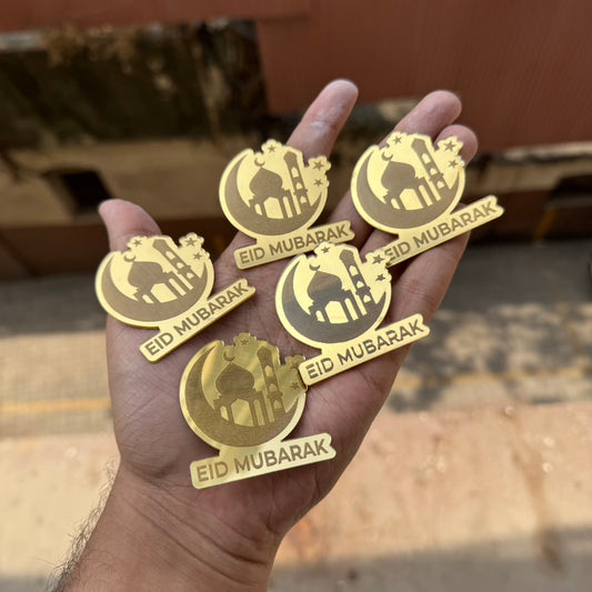 Eid Mubarak Coin Charm (5pc)