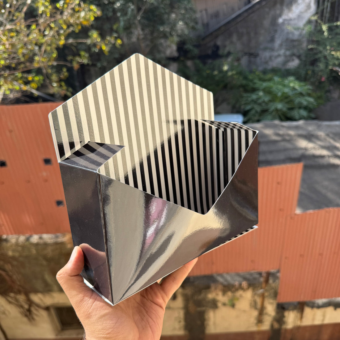 Striped Envelope Holder (10pc)
