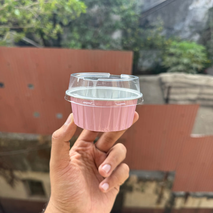 Round Foil Container With Lid (10pc)