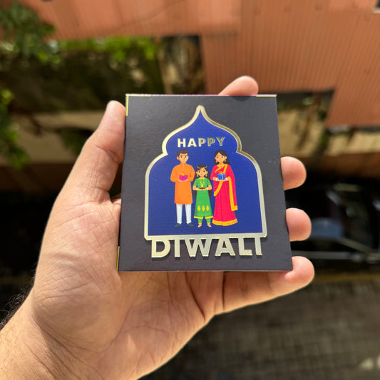 Printed Acrylic Diwali Charms
