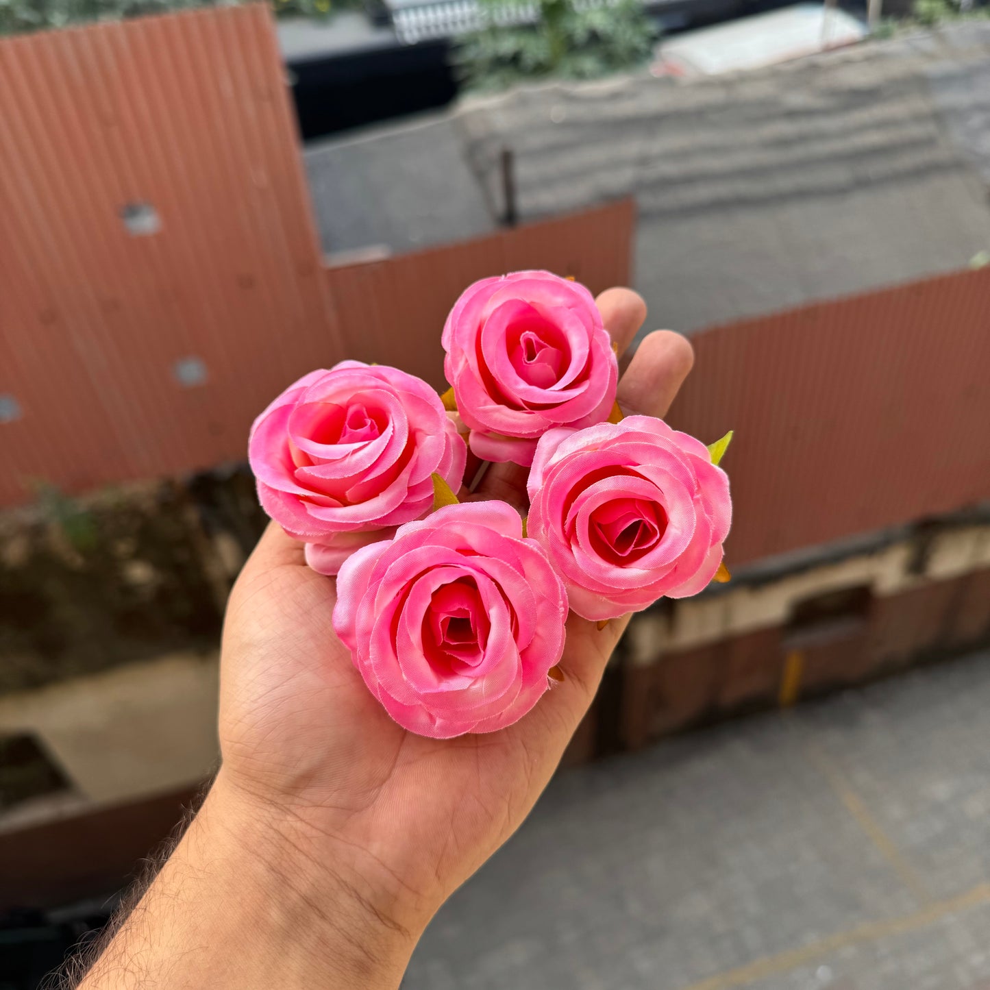Vibrant Rose - Artificial Flower - 4pc