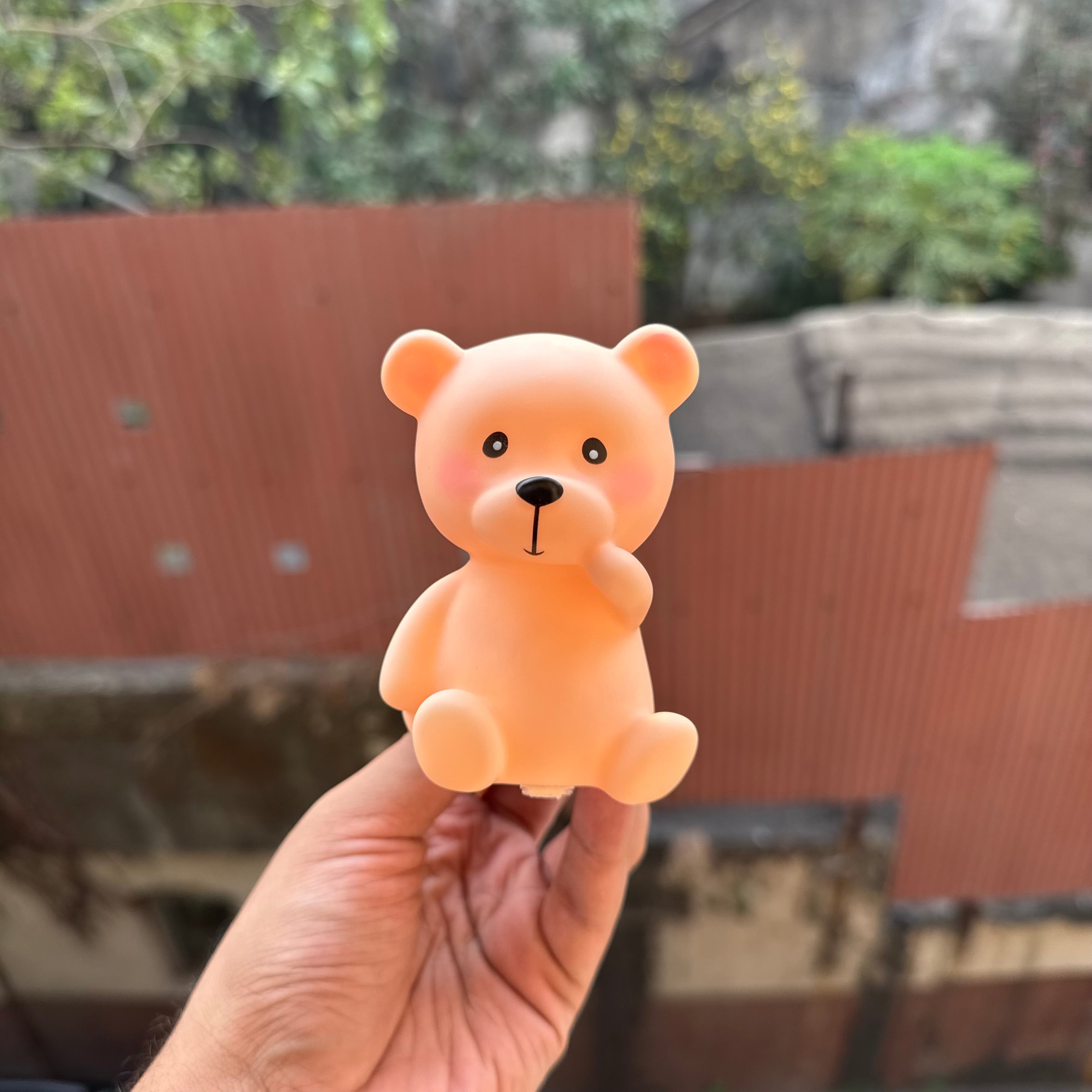 Teddy Bear Led Topper For Cake Decor (1pc)