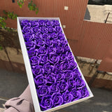 Scented Soap Roses Artificial Flower For Cake Decoration (50pc)