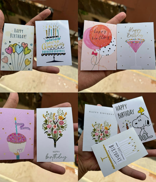 Happy Birthday Cards 9 pc