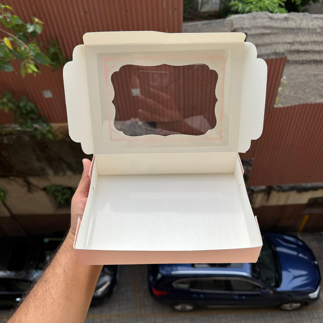 Pastel Peach 6 Brownie Box (10pc)