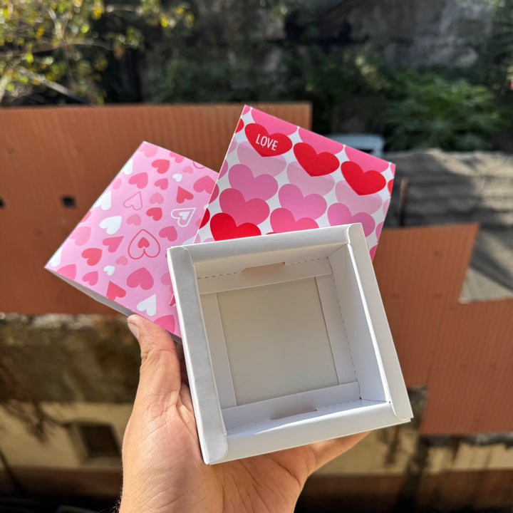 Valentine Premium Box For 1 Brownie / Candle and more (10pc)