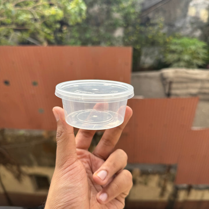 100Ml Dip / Sauce Box With Lid 50pc pack