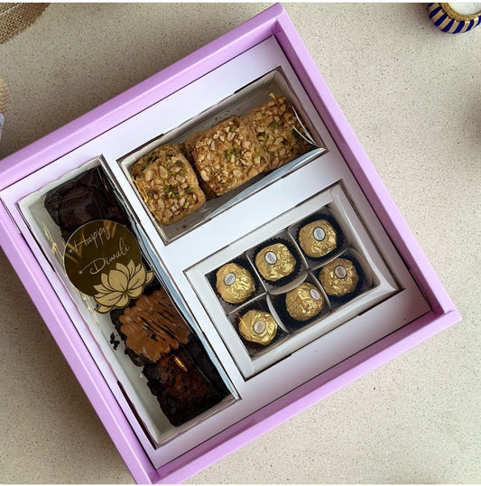 Hamper Box With Compartment (10pc)