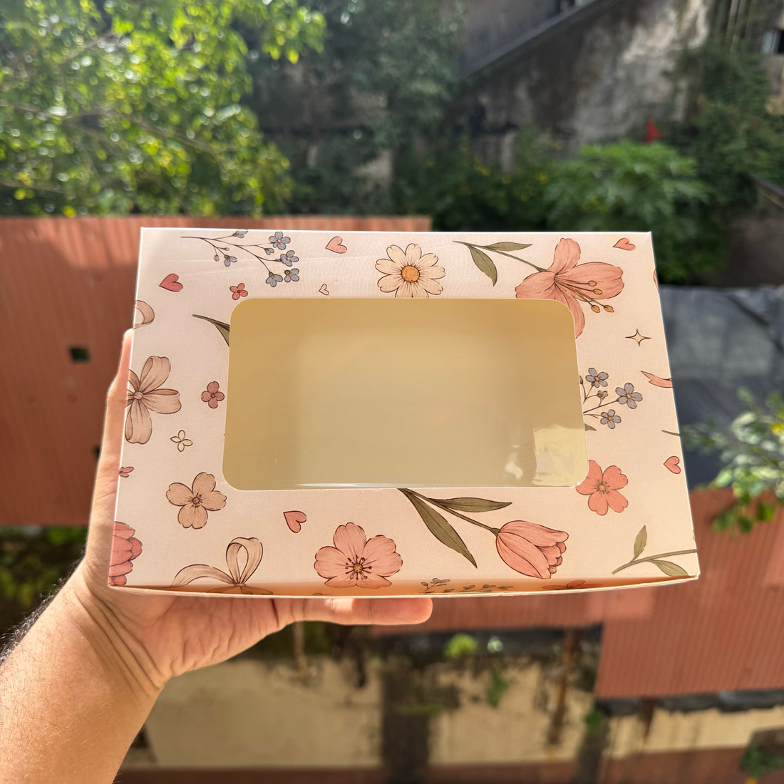 Kawaii Printed Brownie Box For 6 (10pc)