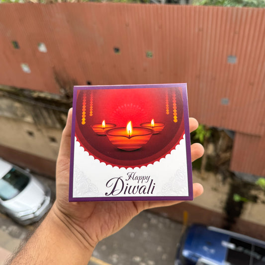 Diwali Slider Box - 4Cavity Size - Use For Brownie / Chocolate / Candle & More (10pc)