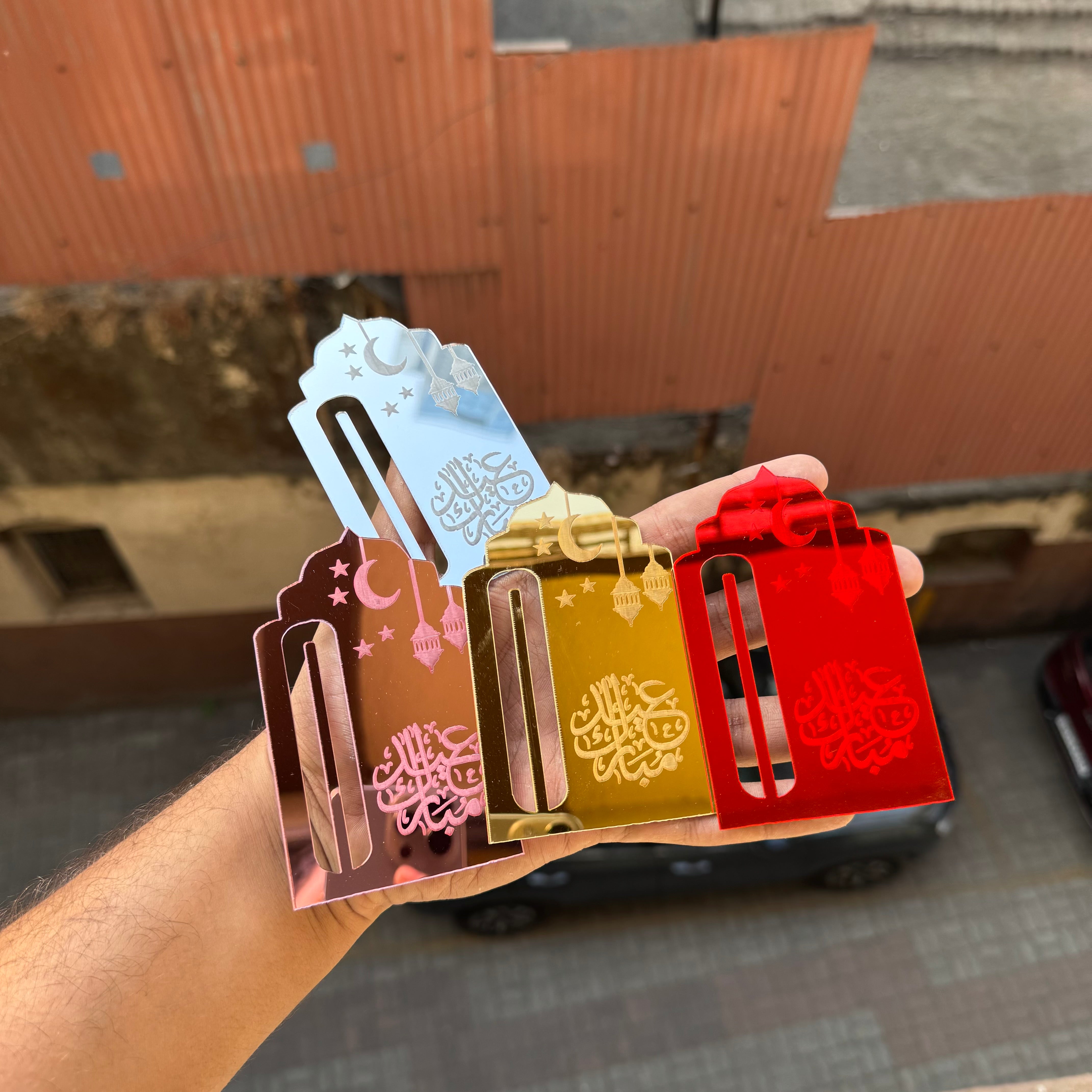 Acrylic Eidi Holders For Eid 1pc