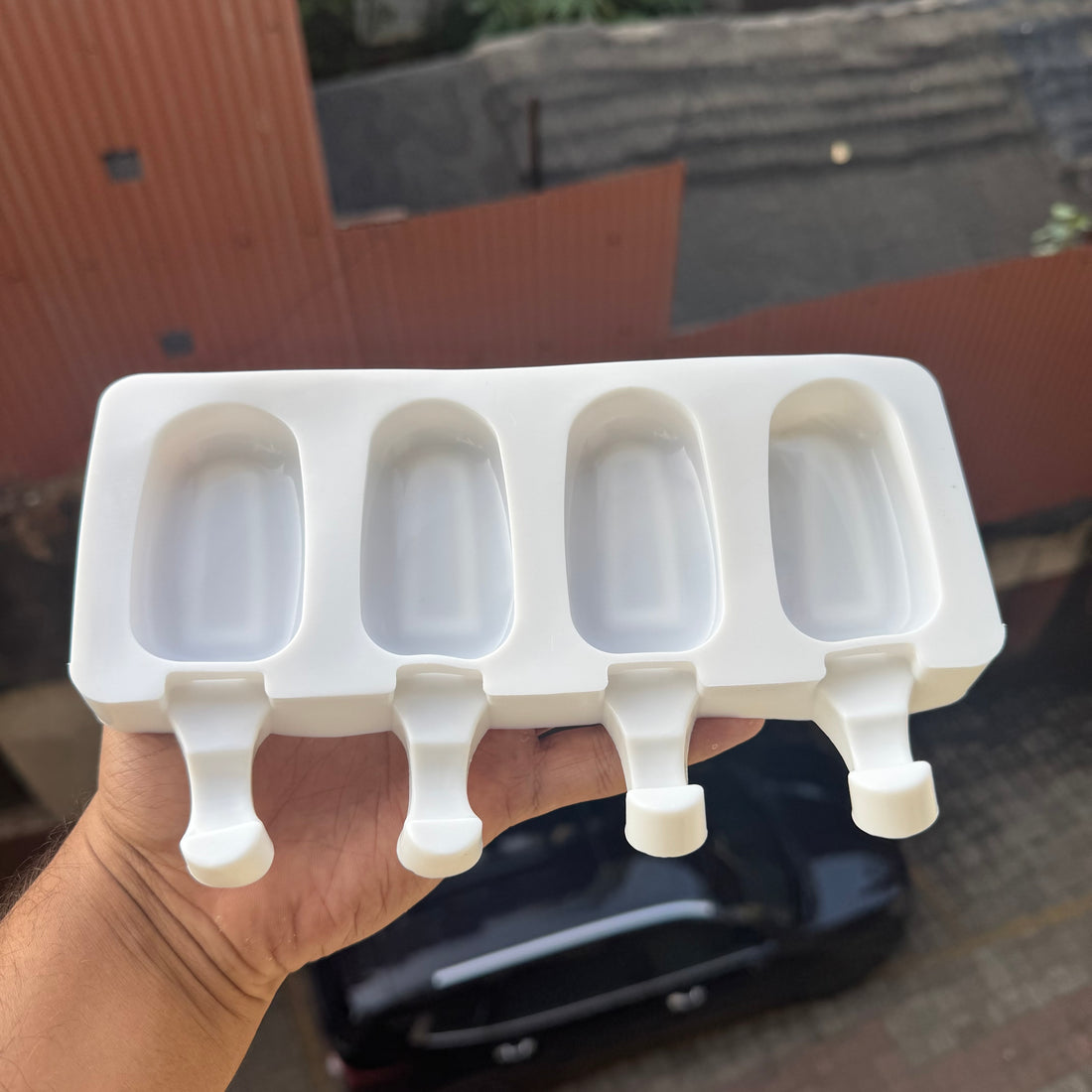 4 Cavity Silicon Cakesicle Mould