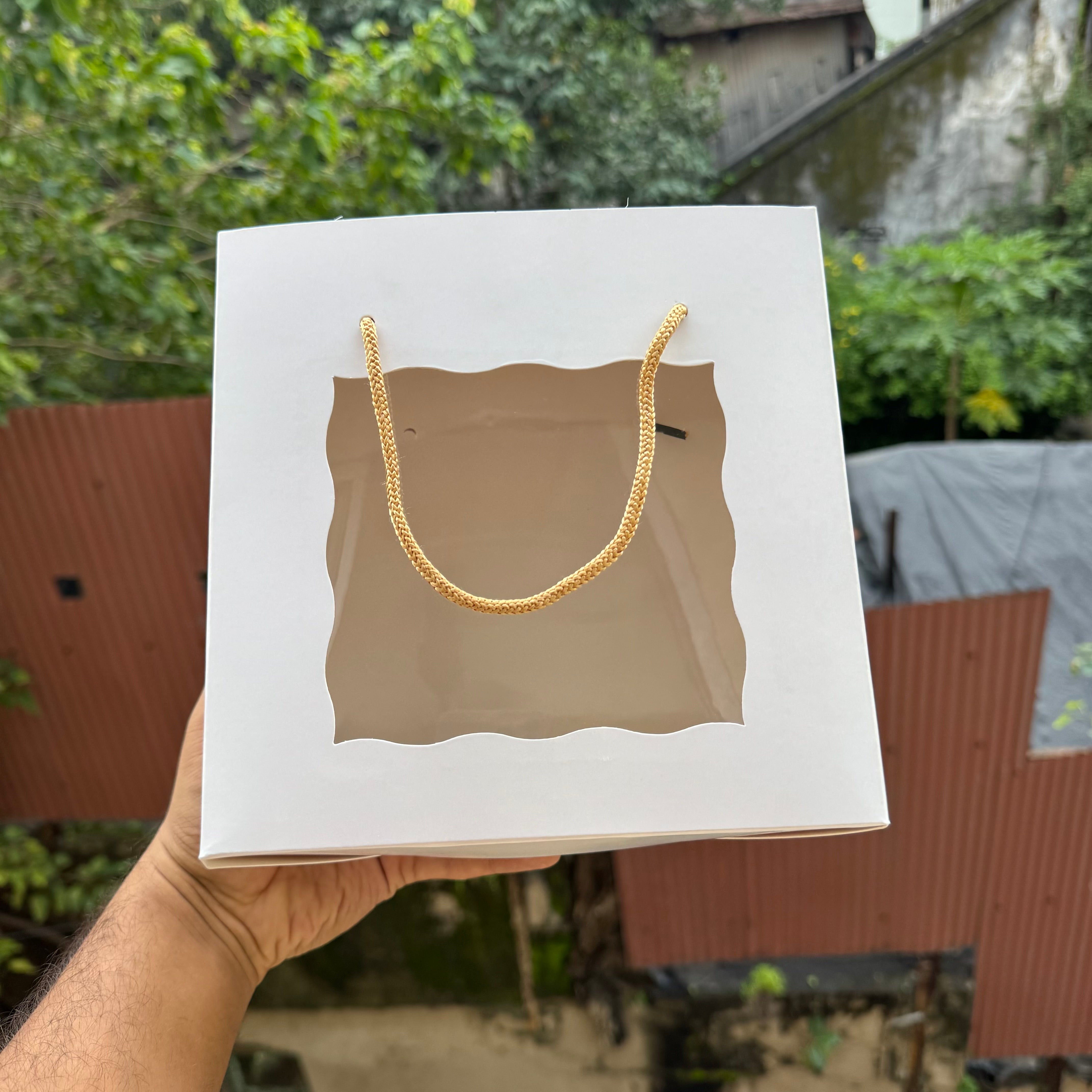 Hamper Bag With Handle 8” (10pc)
