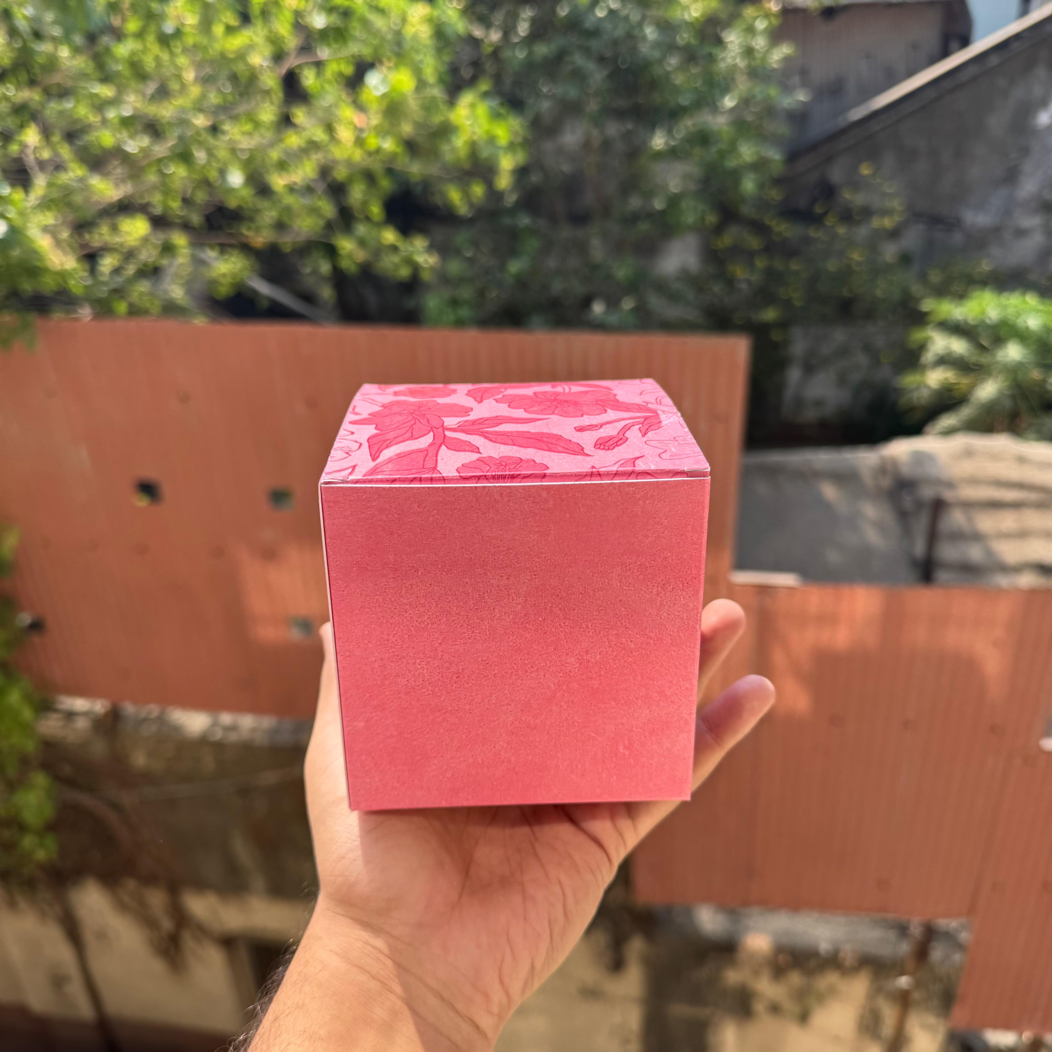 Floral Candle Box For Jar Candle (10pc)