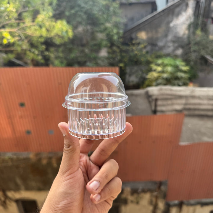 Ramekin Shape PVC Dessert / Candle Container (24 pc) • D-77