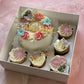 5 Cupcakes + 1 Mini Cake Box White