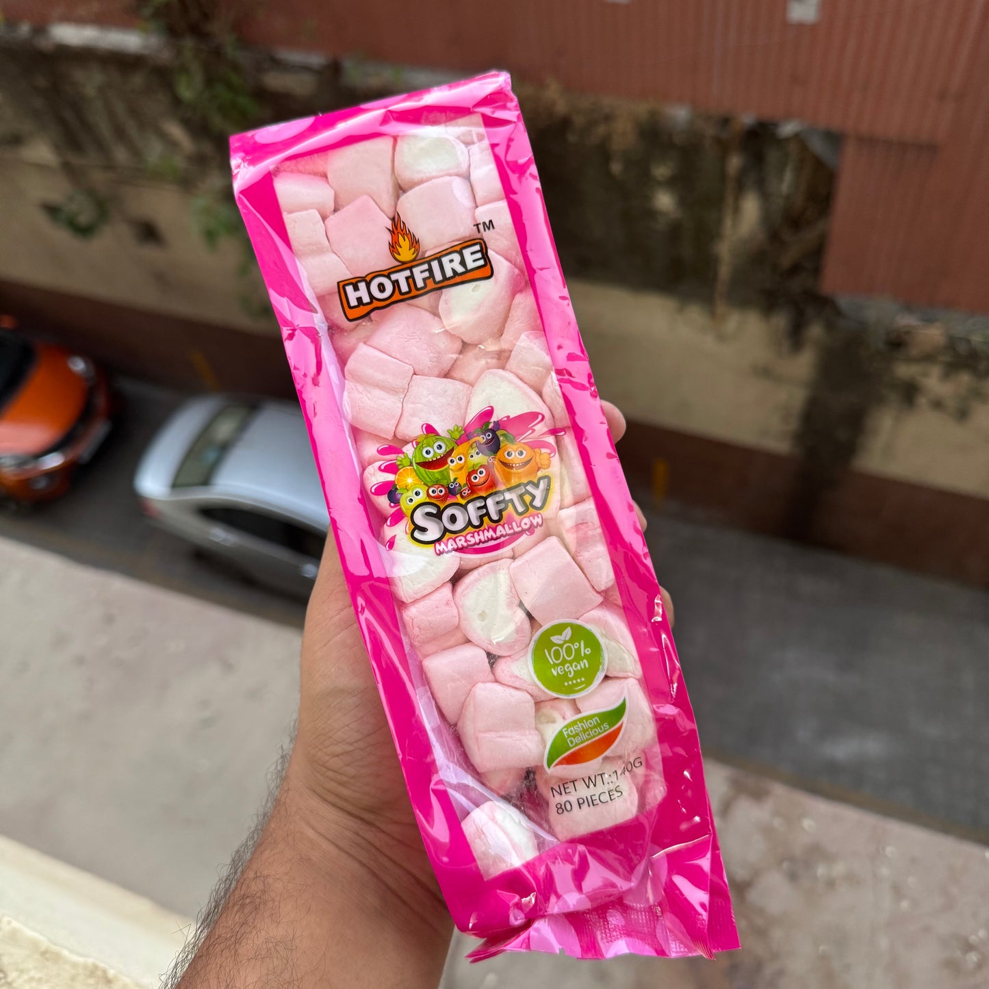 Pink Heart Marshmallow Veg