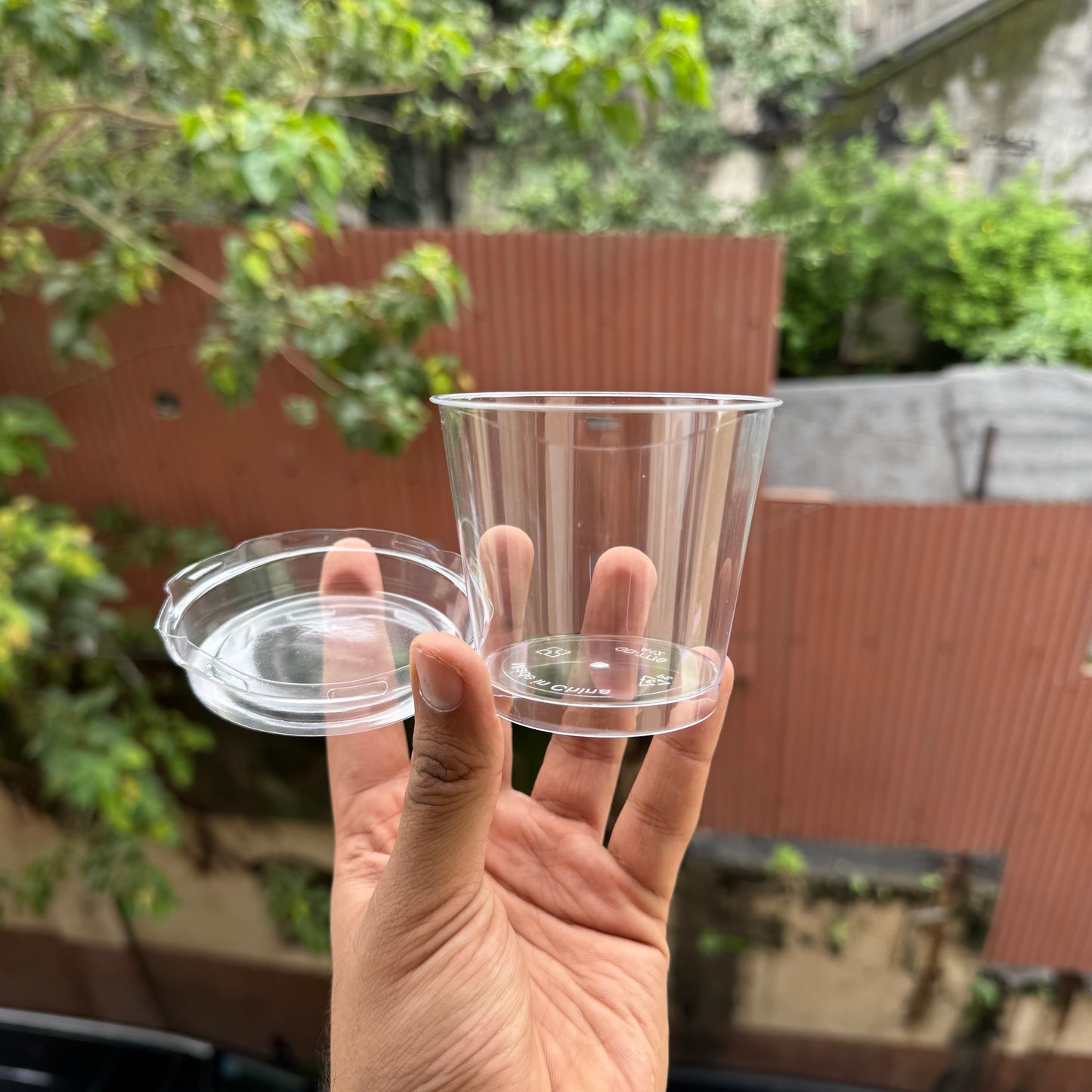 New Style Plastic Mousse Cup With Lid (10pc) #N2