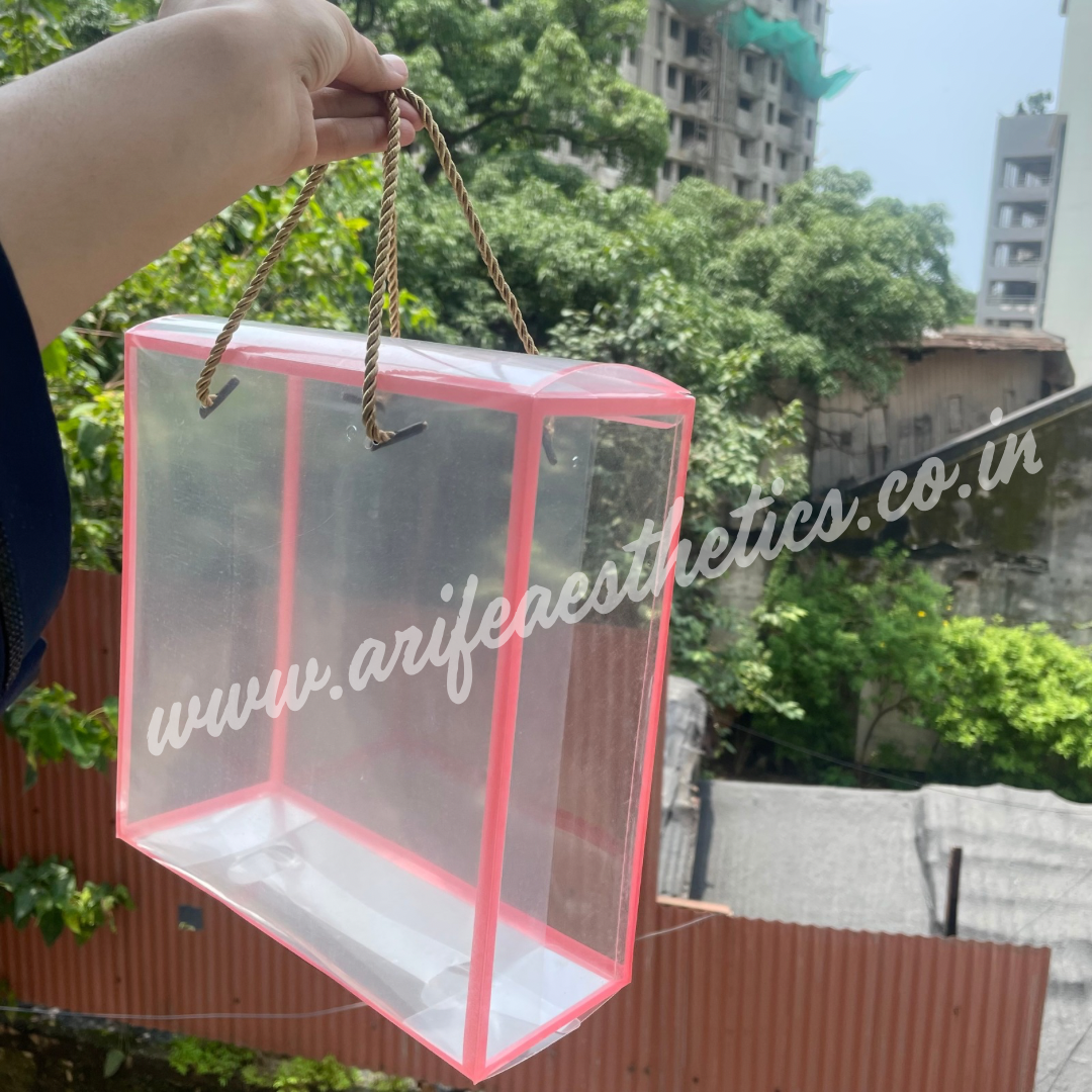 DIY Pvc Hamper Bag 10x10x3.5inch