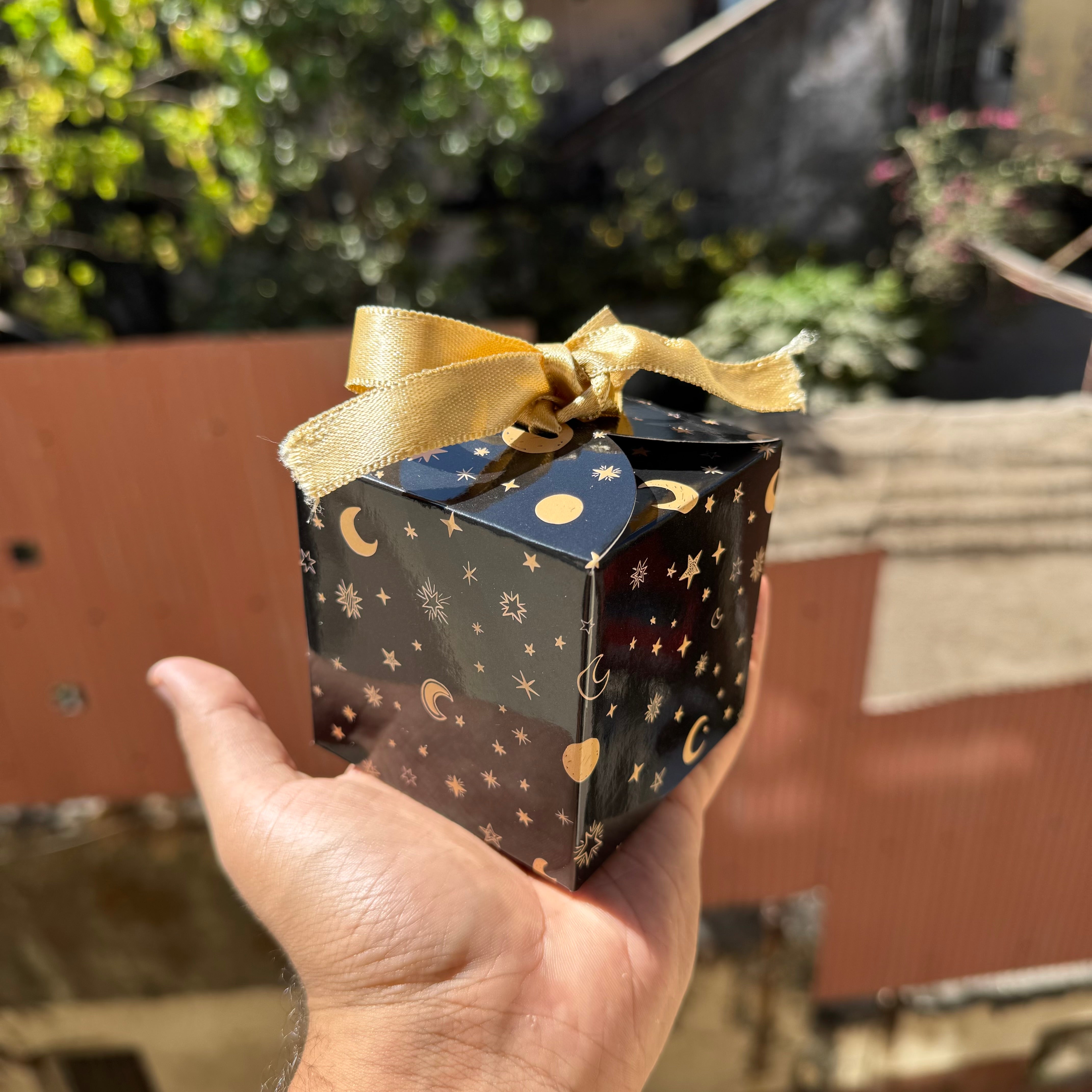 Ramadan / Eid 3” Box for Dates / Zamzam / Tasbih or Gifting (10pc) without ribbon