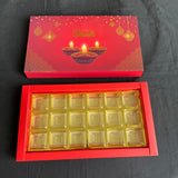 Diwali Foiled 18 Cavity Slider Box (10pc)