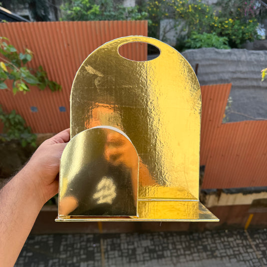 Collapsible Arch Stand Golden