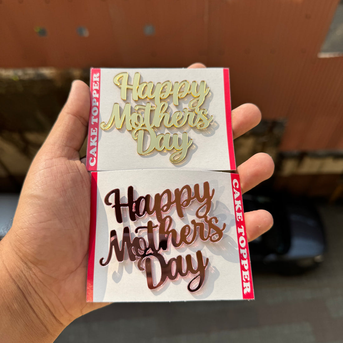 Mother’s Day Acrylic Topper / Tag (10pc)