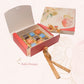 Champagne Meadow Gold Foiling Mini Hamper / Chocolate Box (10pc)