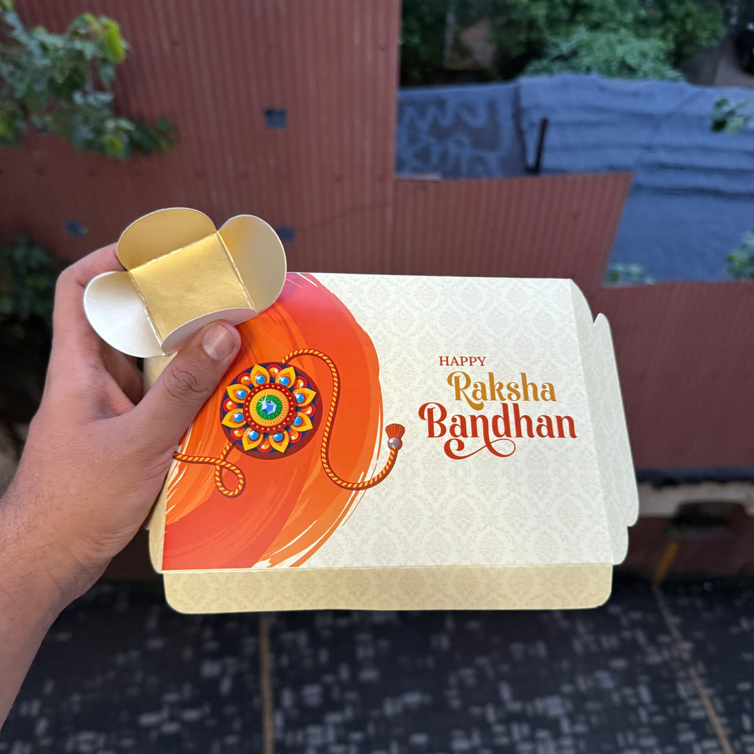 Rakhi Premium Cavity / Dates / Truffle / Chocolate Box (With Cavity - 10 pc Set) 12Cavity Size
