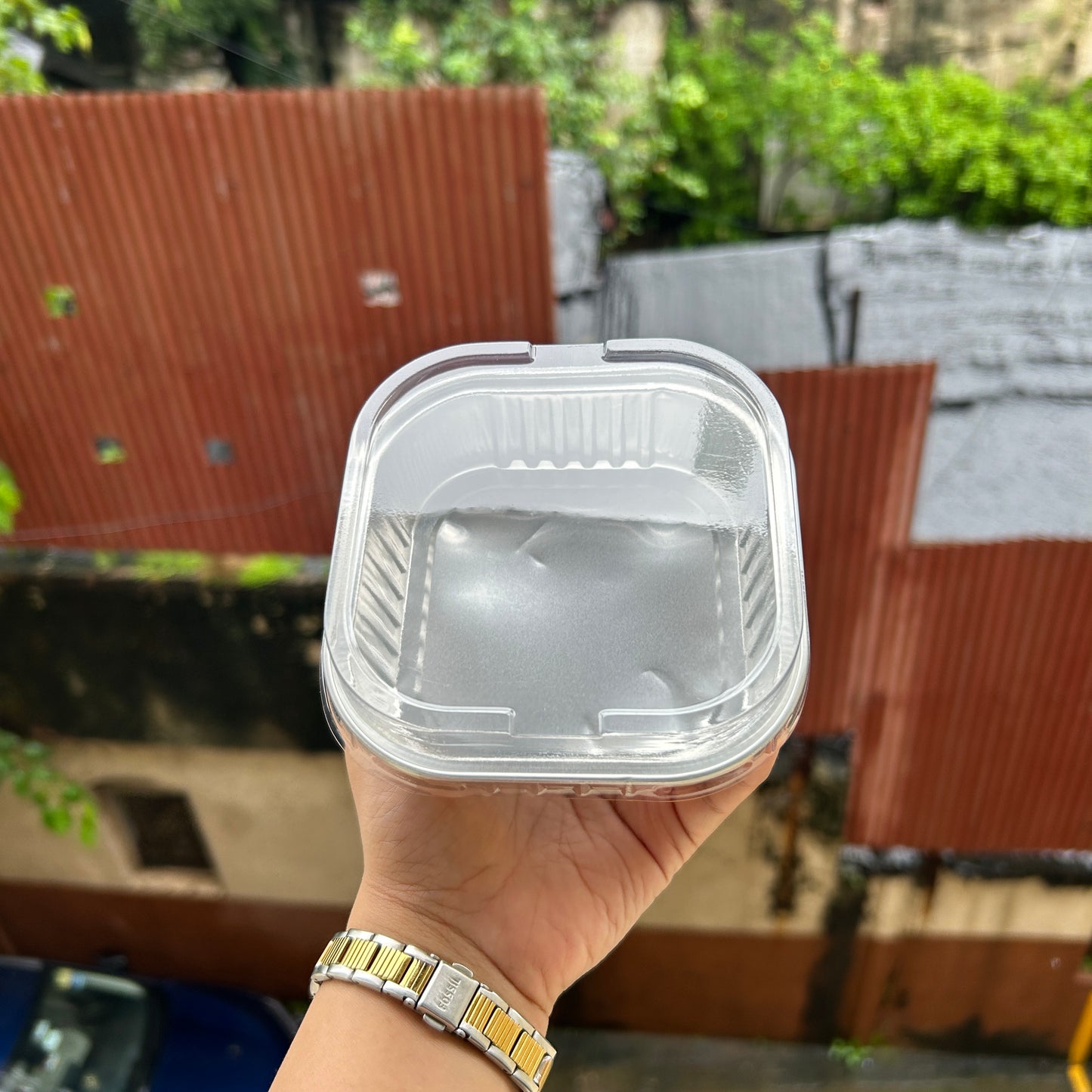 Foil Container Square 3pcs Pack