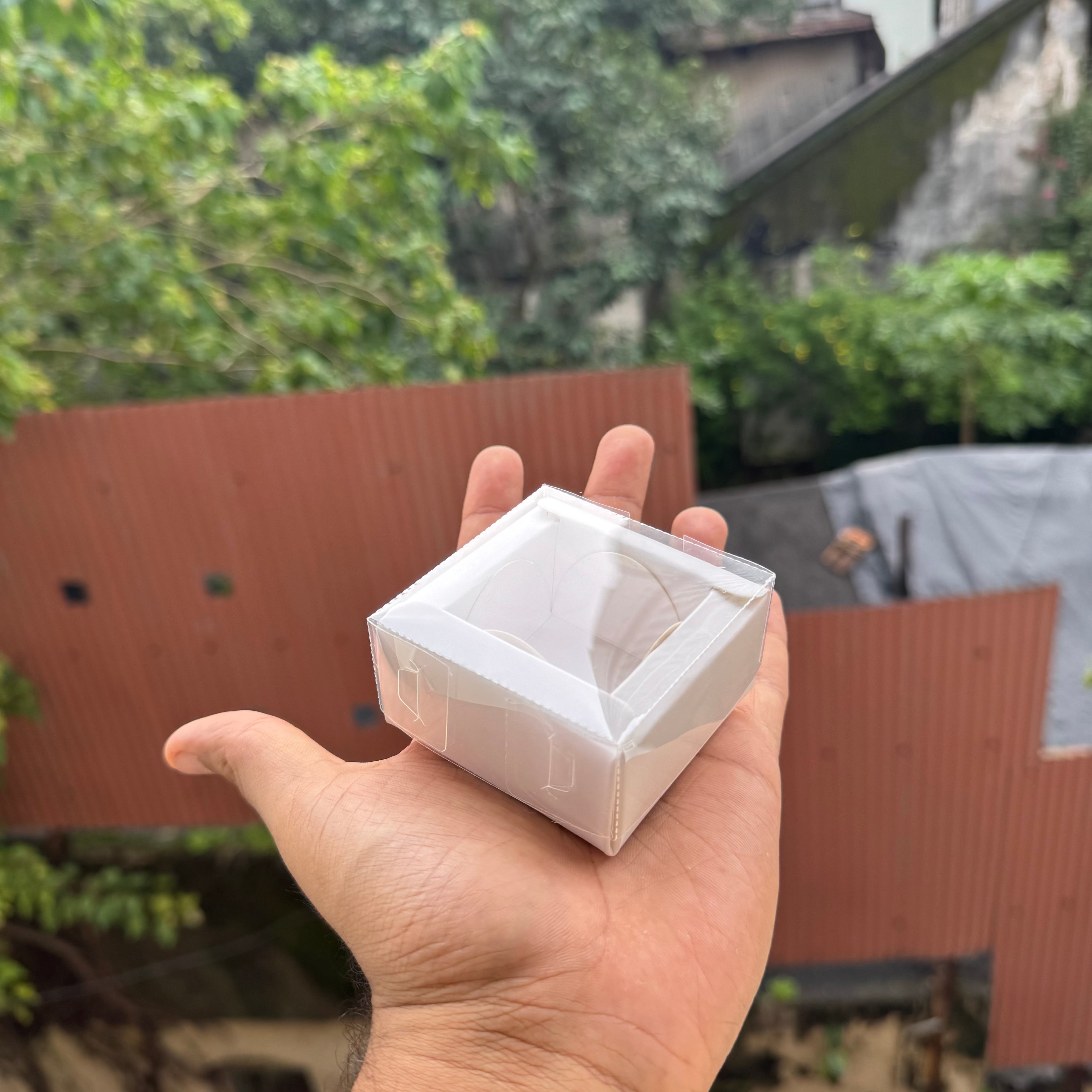 Single Cavity Laddoo / Modak Candle Box (10pc)