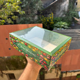 Christmas Hamper Box With Transparent Lid
