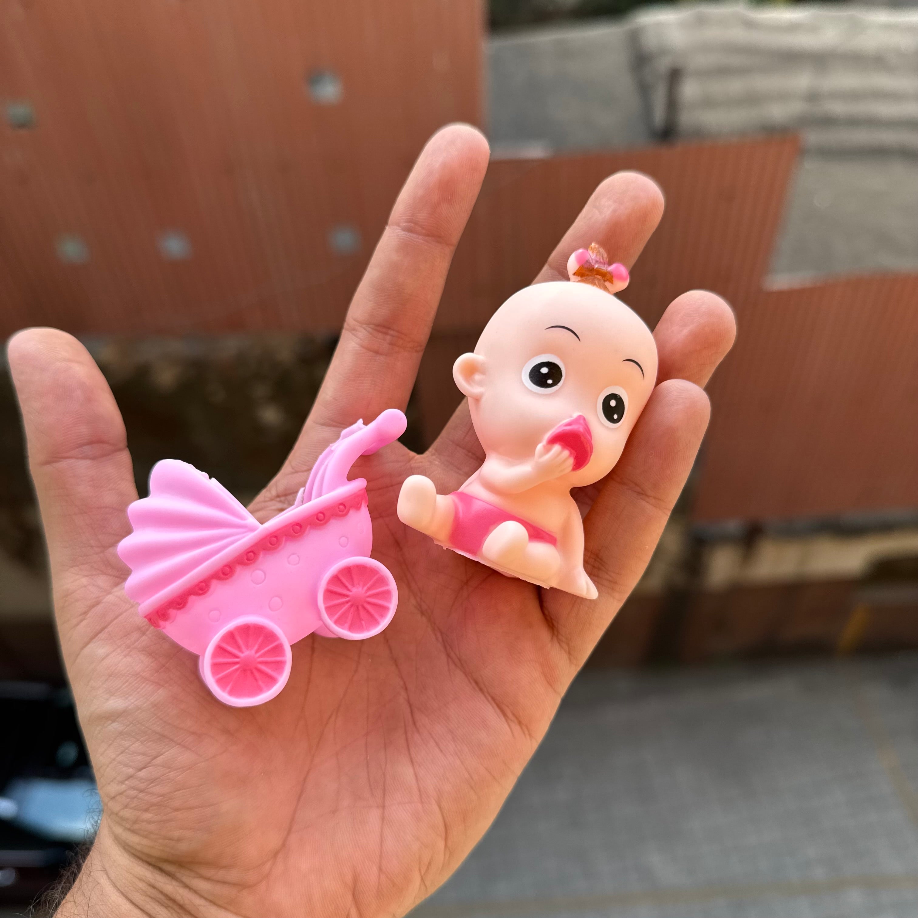 Baby Shower - Girl Toy For Cake and Hamper Decor 1pc
