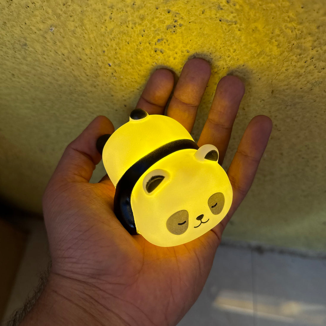 Panda Toy With Led Light For Cake Decor (1pc)
