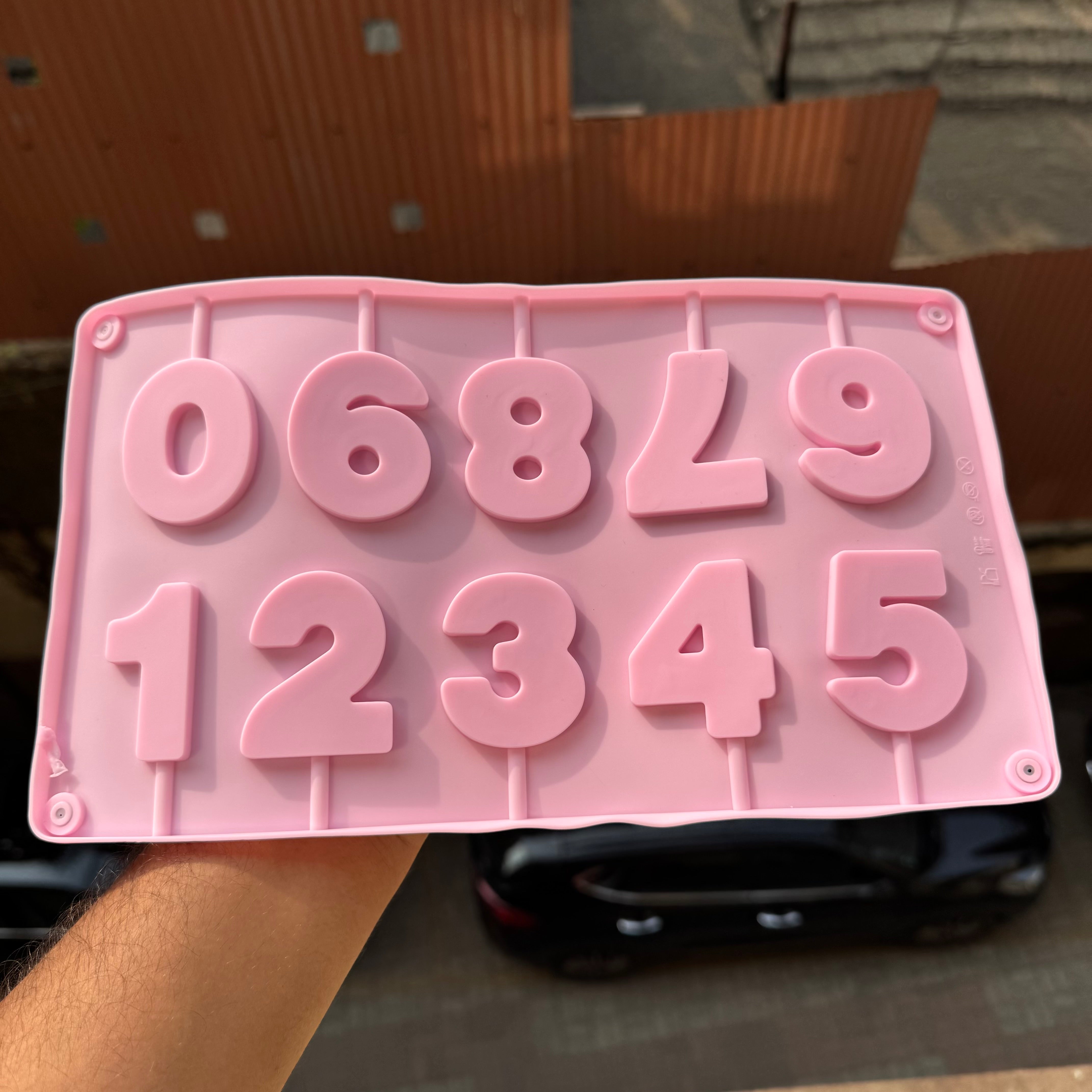 Number Candle Mould